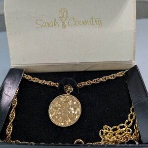 Vintage 70s Sarah Coventry Leo Pendant/Unused!